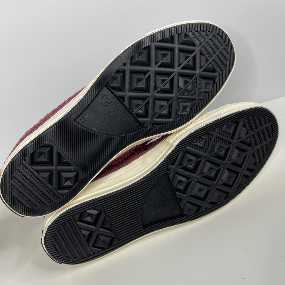 CONVERSE Chuck 70 Cozy Utility Sherpa High Top Sneakers NEW Shadowberry Size 10 - Picture 10 of 14